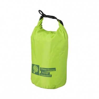 Logotrade business gift image of: Survivor roll-down waterproof outdoor bag 5 l, lime