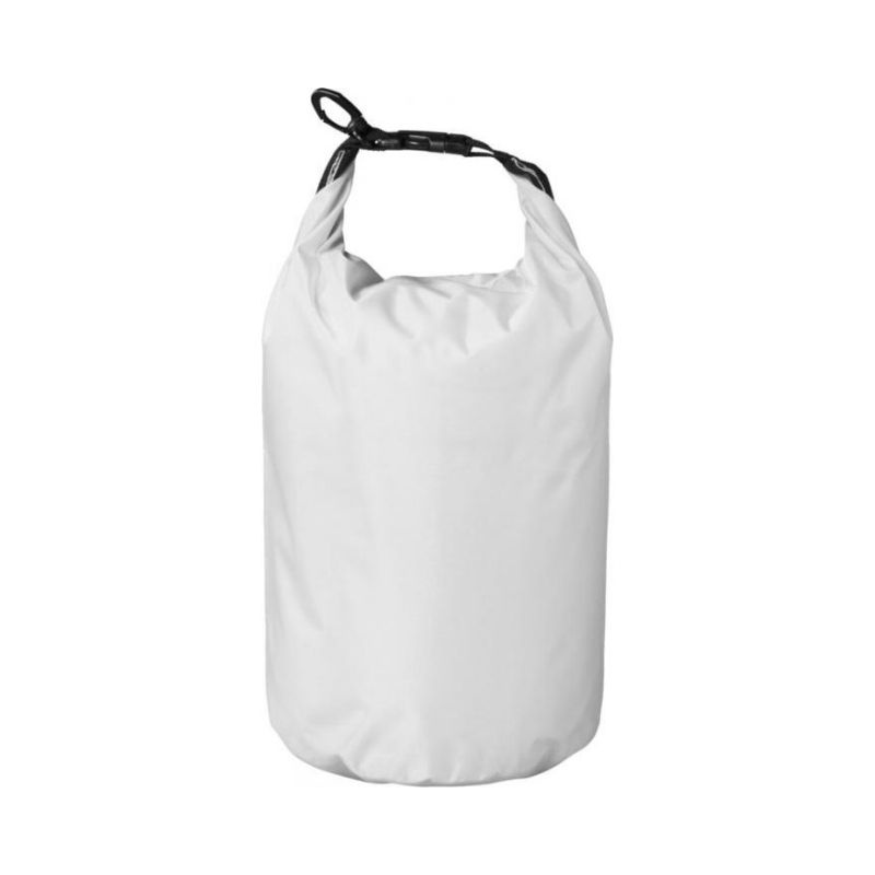 Logotrade business gift image of: Survivor roll-down waterproof outdoor bag 5 l, white