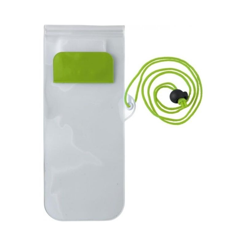 Logo trade promotional giveaway photo of: Mambo waterproof storage pouch, lime