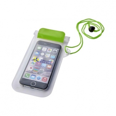 Logo trade promotional giveaways image of: Mambo waterproof storage pouch, lime