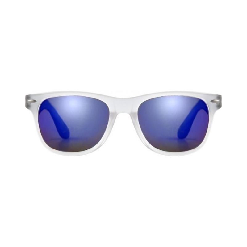 Logo trade promotional merchandise picture of: Sun Ray Mirror sunglasses, navy