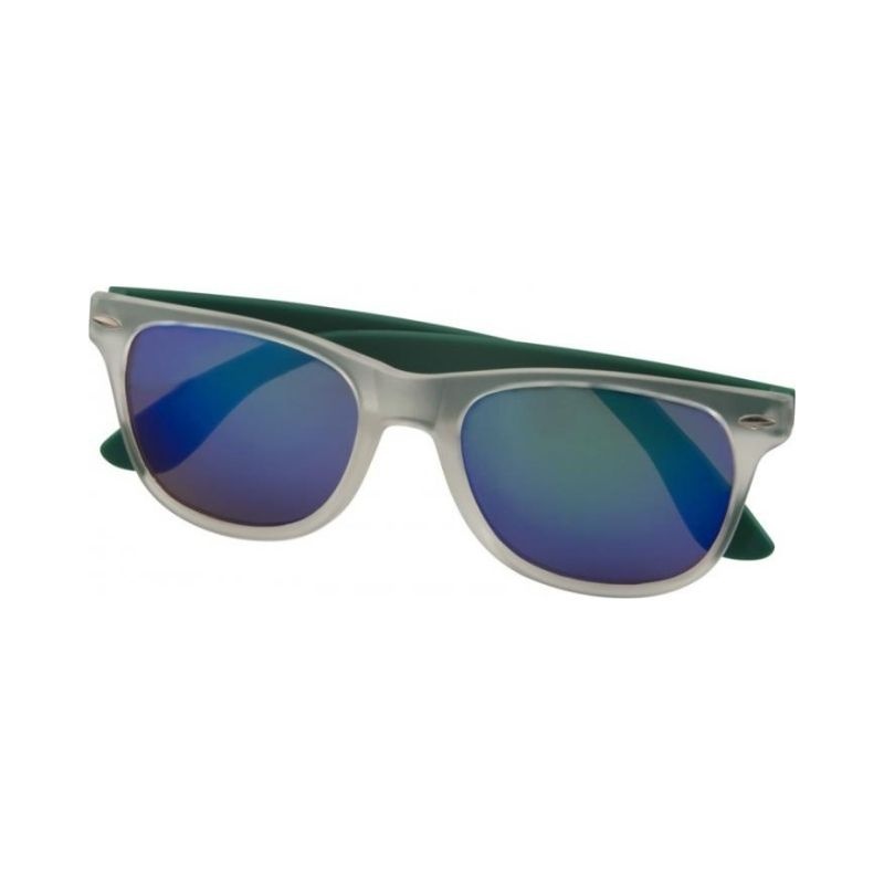 Logotrade promotional item picture of: Sun Ray Mirror sunglasses, green