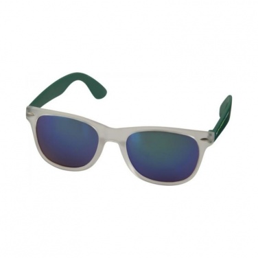 Logotrade promotional item picture of: Sun Ray Mirror sunglasses, green