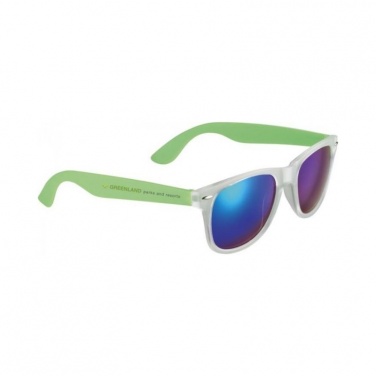 Logotrade promotional products photo of: Sun Ray Mirror sunglasses, lime