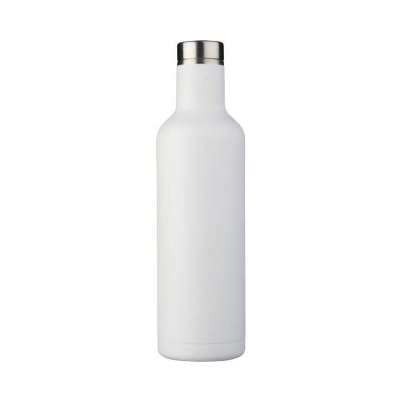 Logo trade business gift photo of: Pinto Copper Vacuum Insulated Bottle, white