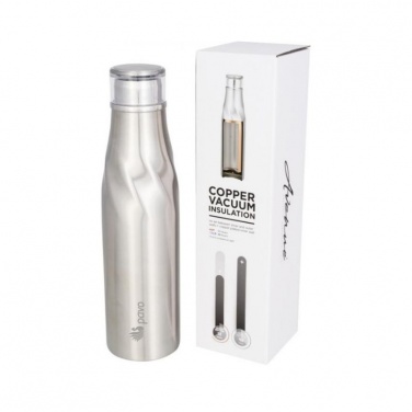 Logotrade advertising product image of: Hugo auto-seal copper vacuum insulated bottle, silver