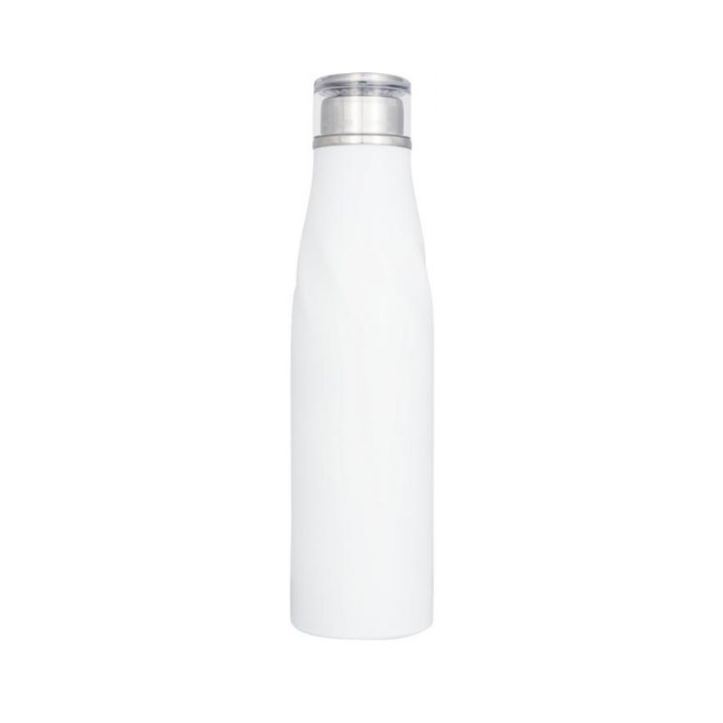 Logotrade promotional products photo of: Hugo auto-seal copper vacuum insulated bottle, white