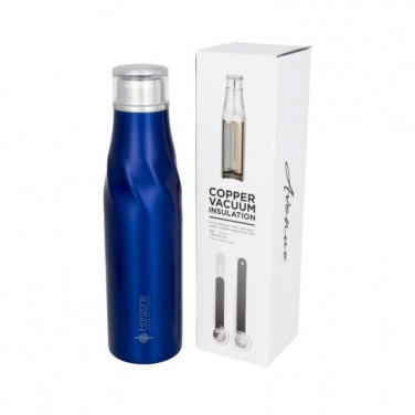 Logo trade promotional items picture of: Hugo auto-seal copper vacuum insulated bottle, blue