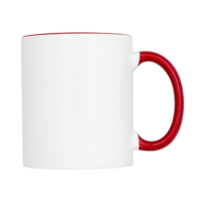 Logo trade promotional gift photo of: Pix sublimation colour pop mug, red