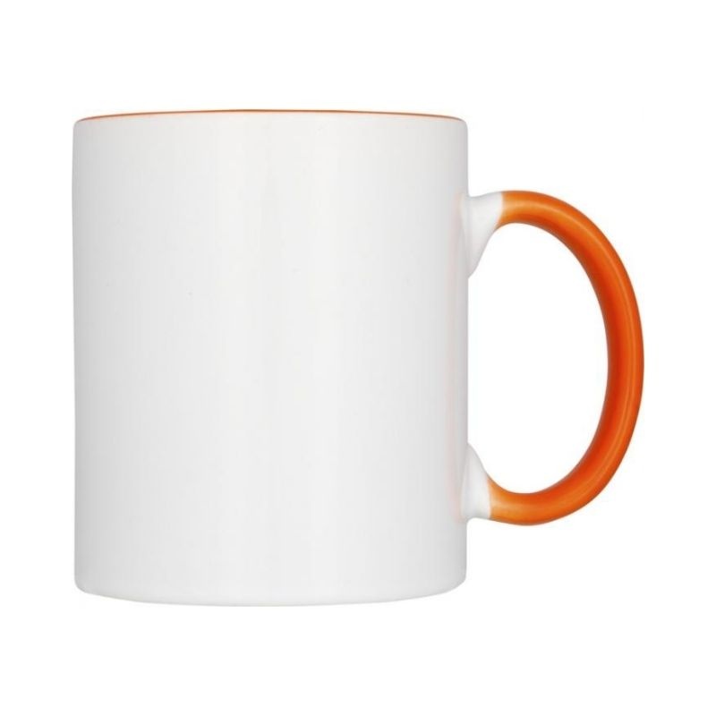 Logotrade promotional items photo of: Pix sublimation colour pop mug, orange