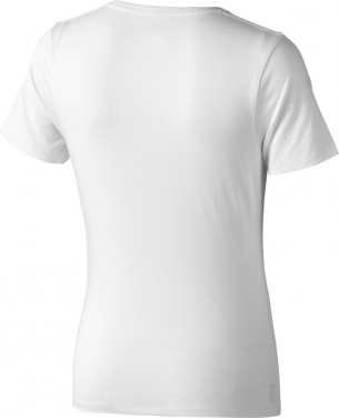 Logotrade advertising products photo of: Nanaimo short sleeve ladies T-shirt, white