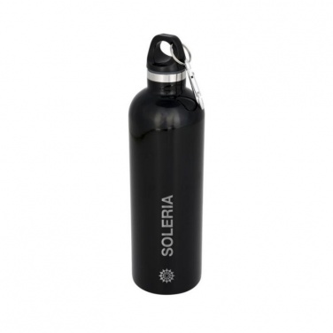 Logotrade advertising products photo of: Atlantic vacuum insulated bottle, black