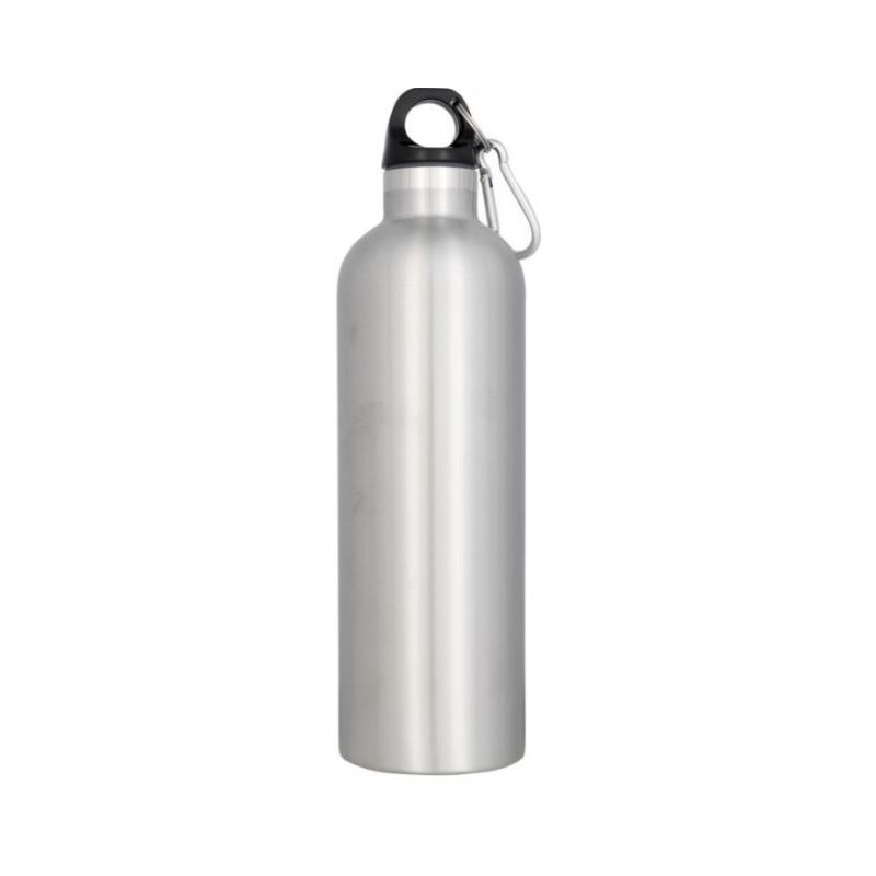 Logo trade promotional gifts image of: Atlantic vacuum insulated bottle, silver