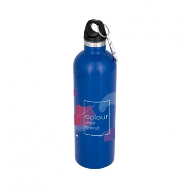 Logo trade promotional item photo of: Atlantic vacuum insulated bottle, blue