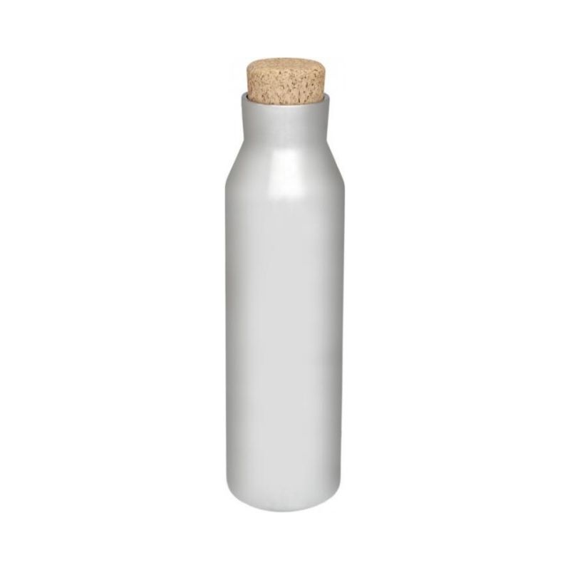 Logotrade promotional gift image of: Norse copper vacuum insulated bottle with cork, silver