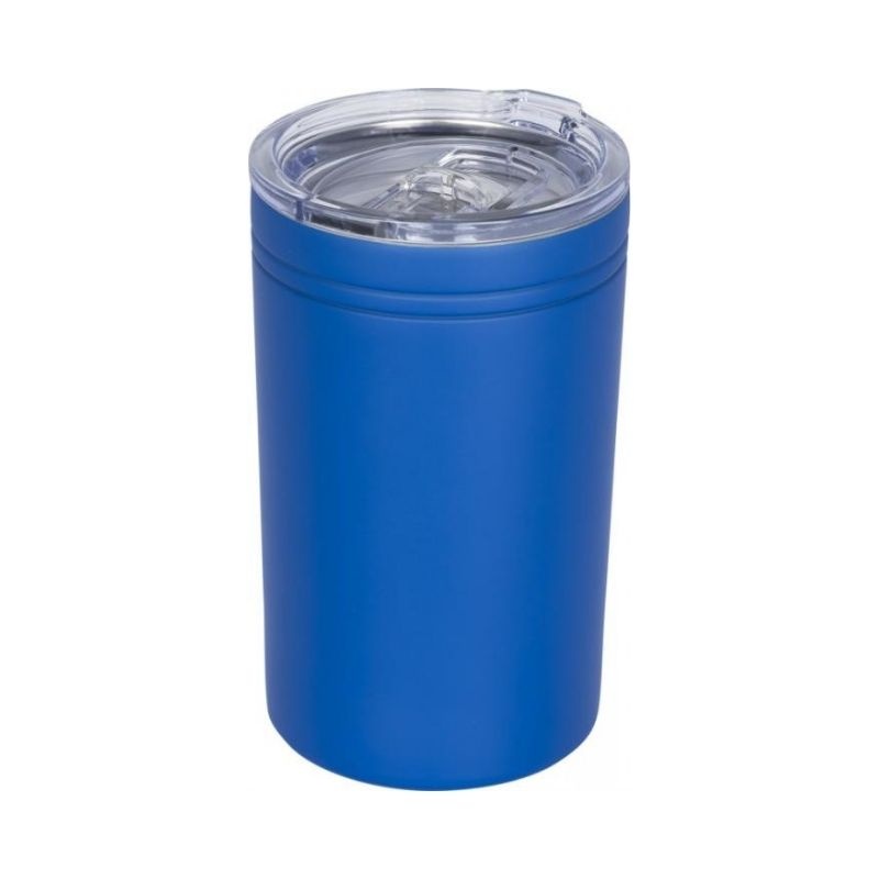 Logo trade promotional items image of: Pika vacuum tumbler, royal blue