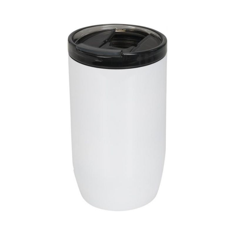 Logo trade promotional giveaways picture of: Lagom copper vacuum insulated tumbler, white