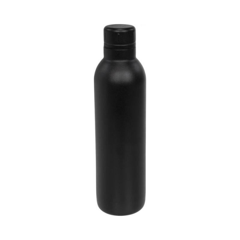 Logotrade promotional product picture of: Thor copper vacuum insulated sport bottle, black