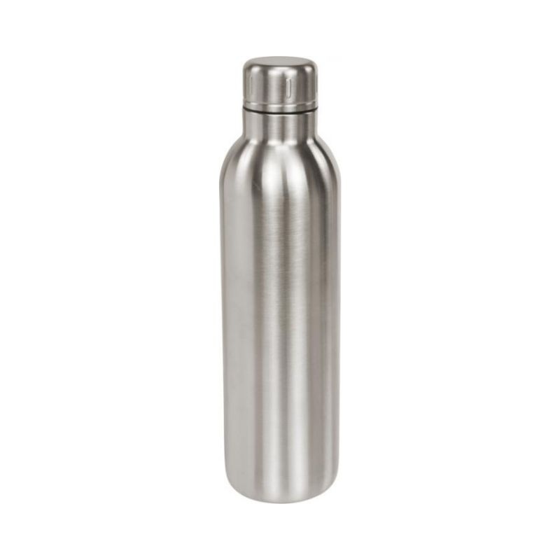 Logo trade advertising products image of: Thor copper vacuum insulated sport bottle, silver