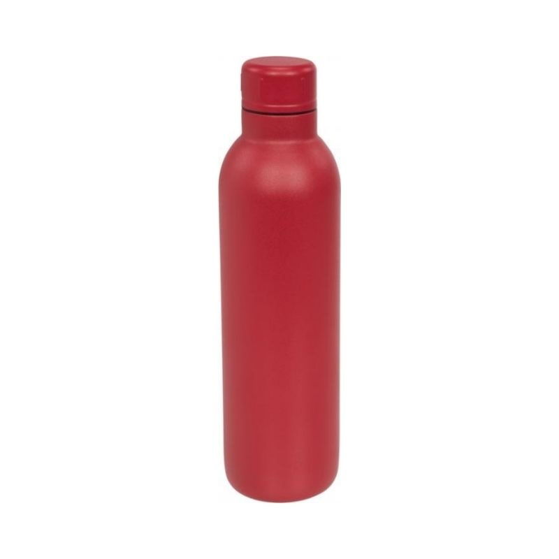 Logotrade promotional items photo of: Thor copper vacuum insulated sport bottle, red