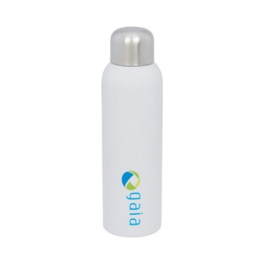 Logo trade promotional giveaways image of: Guzzle 820 ml sport bottle, white