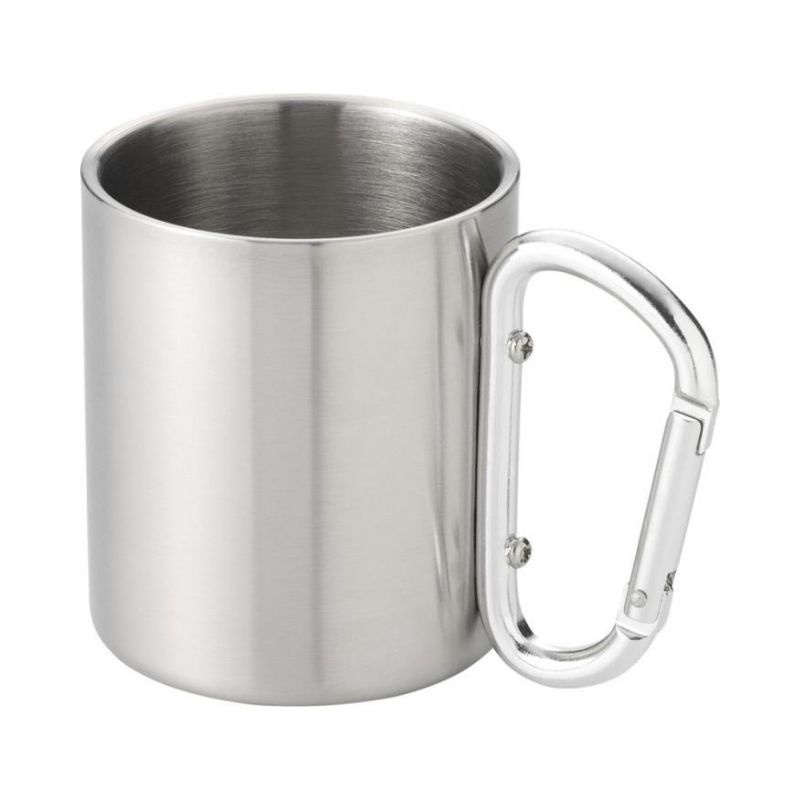 Logotrade promotional merchandise photo of: Alps isolating carabiner mug, silver