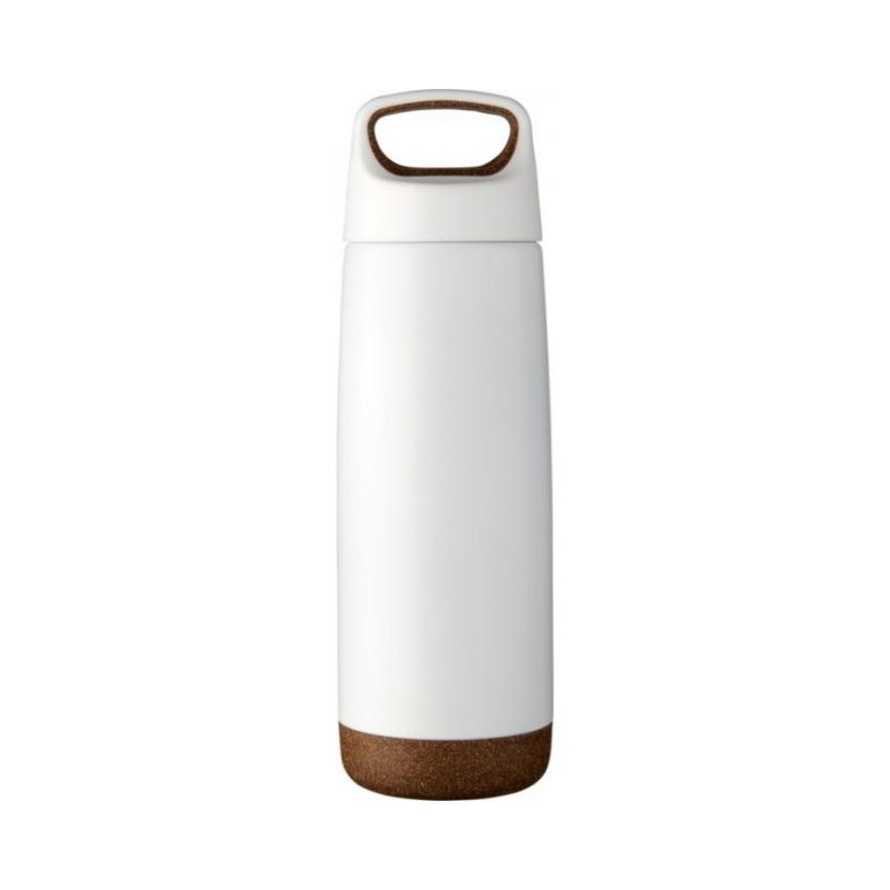 Logotrade corporate gift picture of: Valhalla 600ml copper vacuum insulated sport bottle, white