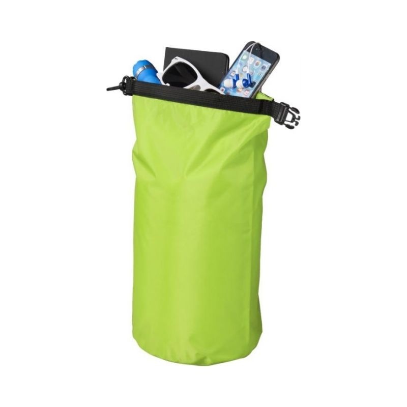 Logo trade advertising product photo of: Camper 10 L waterproof outdoor bag, lime