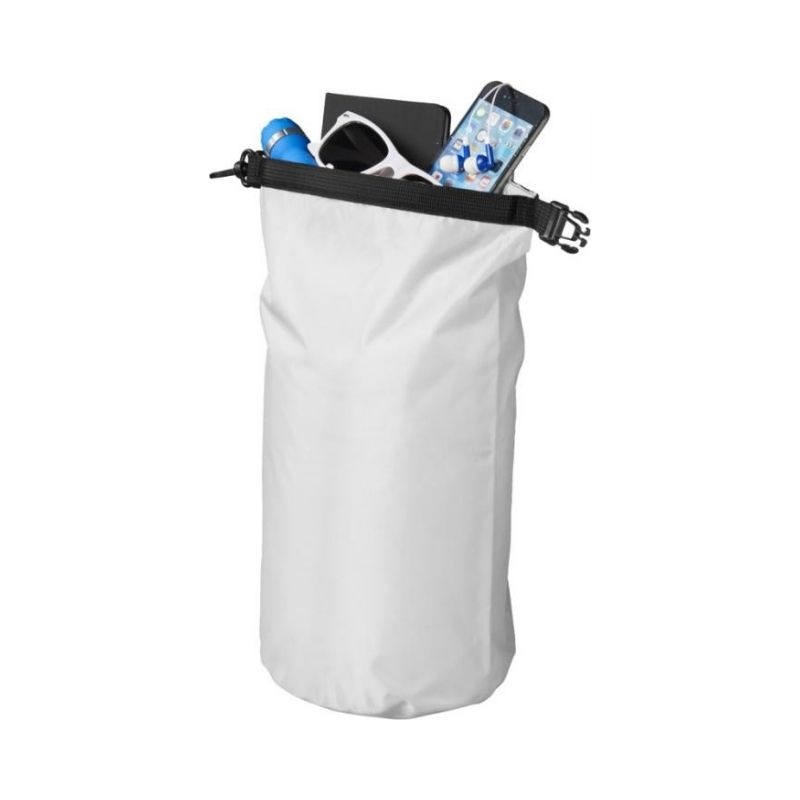 Logo trade corporate gift photo of: Camper 10 L waterproof outdoor bag, white