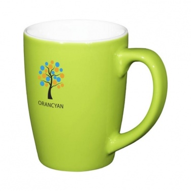 Logo trade promotional gifts picture of: Mendi 350 ml ceramic mug, lime