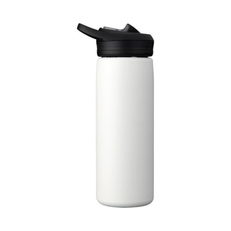 Logo trade promotional gift photo of: Eddy+ 600 ml copper vacuum insulated sport bottle, white