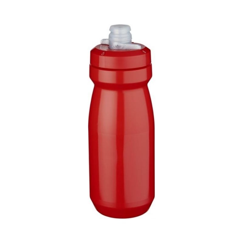 Logo trade business gifts image of: Podium 620 ml sport bottle, red