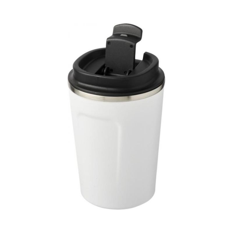 Logo trade promotional products picture of: Thor 360 ml leak-proof copper vacuum tumbler, white