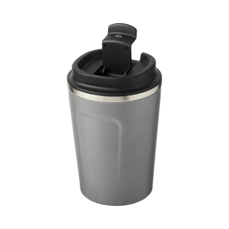 Logo trade promotional giveaway photo of: Thor 360 ml leak-proof copper vacuum tumbler, grey