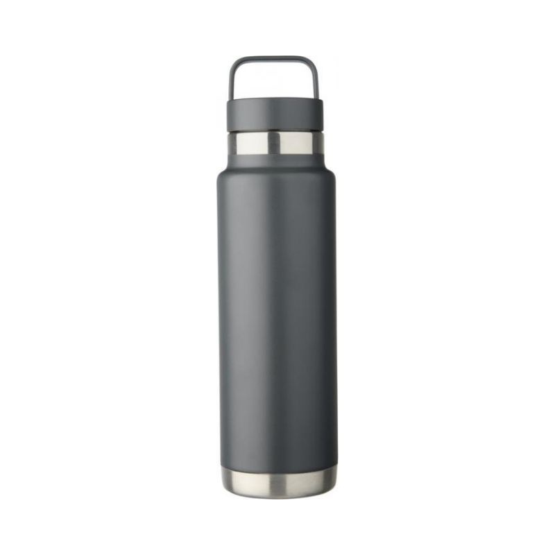 Logo trade promotional merchandise photo of: Colton 600 ml copper vacuum insulated sport bottle, grey