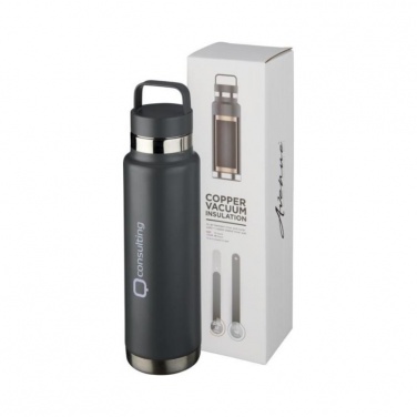 Logotrade promotional merchandise image of: Colton 600 ml copper vacuum insulated sport bottle, grey