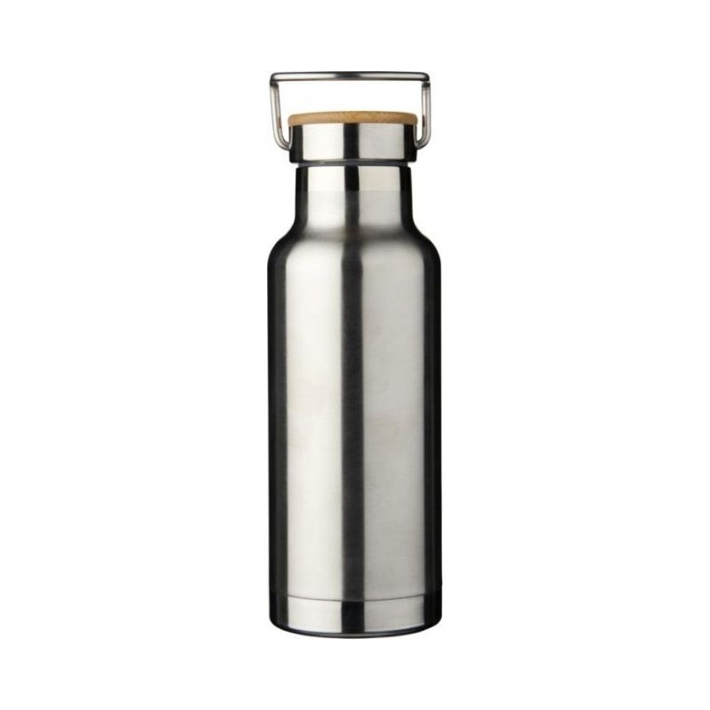 Logotrade advertising products photo of: Thor 480 ml copper vacuum insulated sport bottle, silver