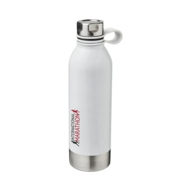 Logotrade business gift image of: Perth 740 ml stainless steel sport bottle, white