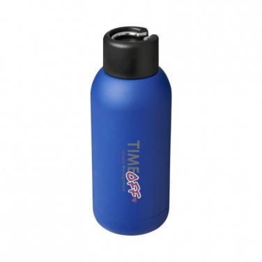 Logo trade corporate gifts picture of: Brea 375 ml vacuum insulated sport bottle, blue