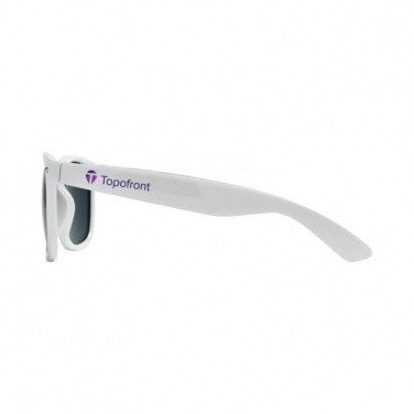 Logo trade promotional merchandise image of: Sun Ray sunglasses for kids, white