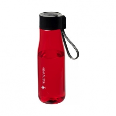 Logo trade advertising product photo of: Ara 640 ml Tritan™ sport bottle with charging cable, red