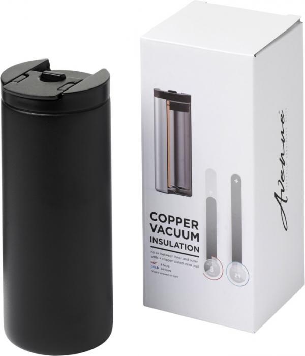 Logotrade promotional gift image of: Lebou 360 ml copper vacuum insulated tumbler, black