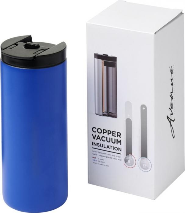 Logotrade promotional gift image of: Lebou 360 ml copper vacuum insulated tumbler, blue