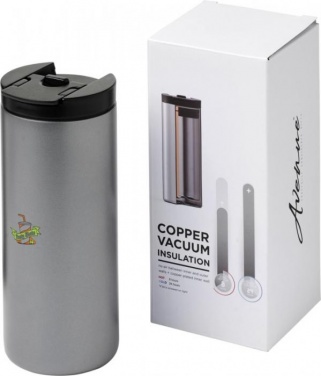 Logo trade promotional gifts image of: Lebou 360 ml copper vacuum insulated tumbler, grey