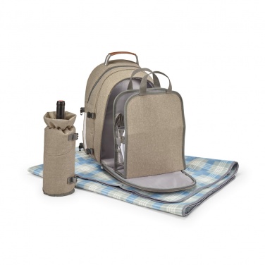 Logo trade promotional products image of: VILLA. Thermal picnic backpack, Brown