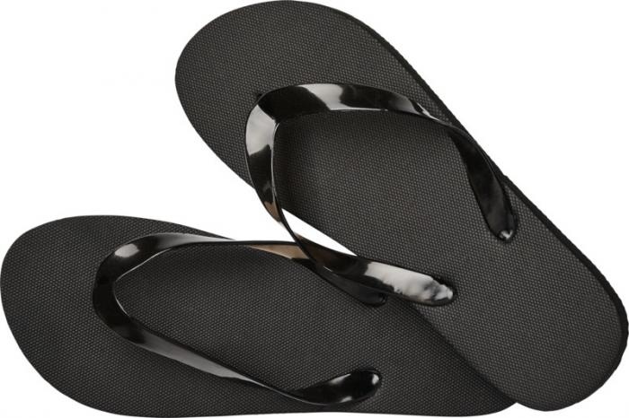 Logotrade corporate gift image of: Railay beach slippers (M), black