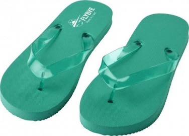 Logotrade corporate gift image of: Railay beach slippers (M), green