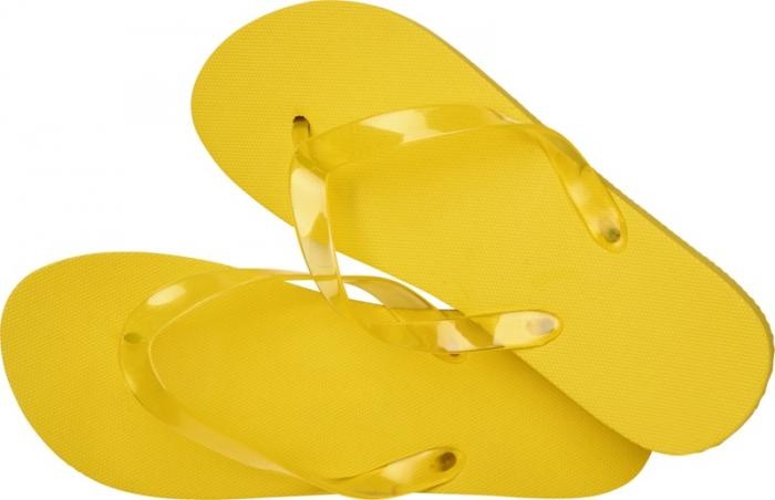 Logotrade business gift image of: Railay beach slippers (M), yellow