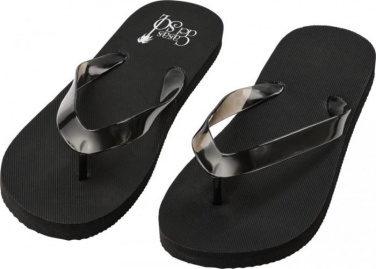 Logo trade promotional items image of: Railay beach slippers (L), black