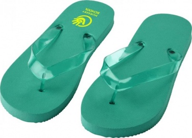 Logotrade promotional merchandise image of: Railay beach slippers (L), green